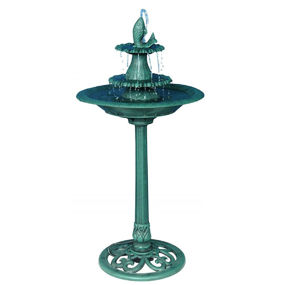 Outdoor fountain with pump girl fishing - farm & garden - by owner
