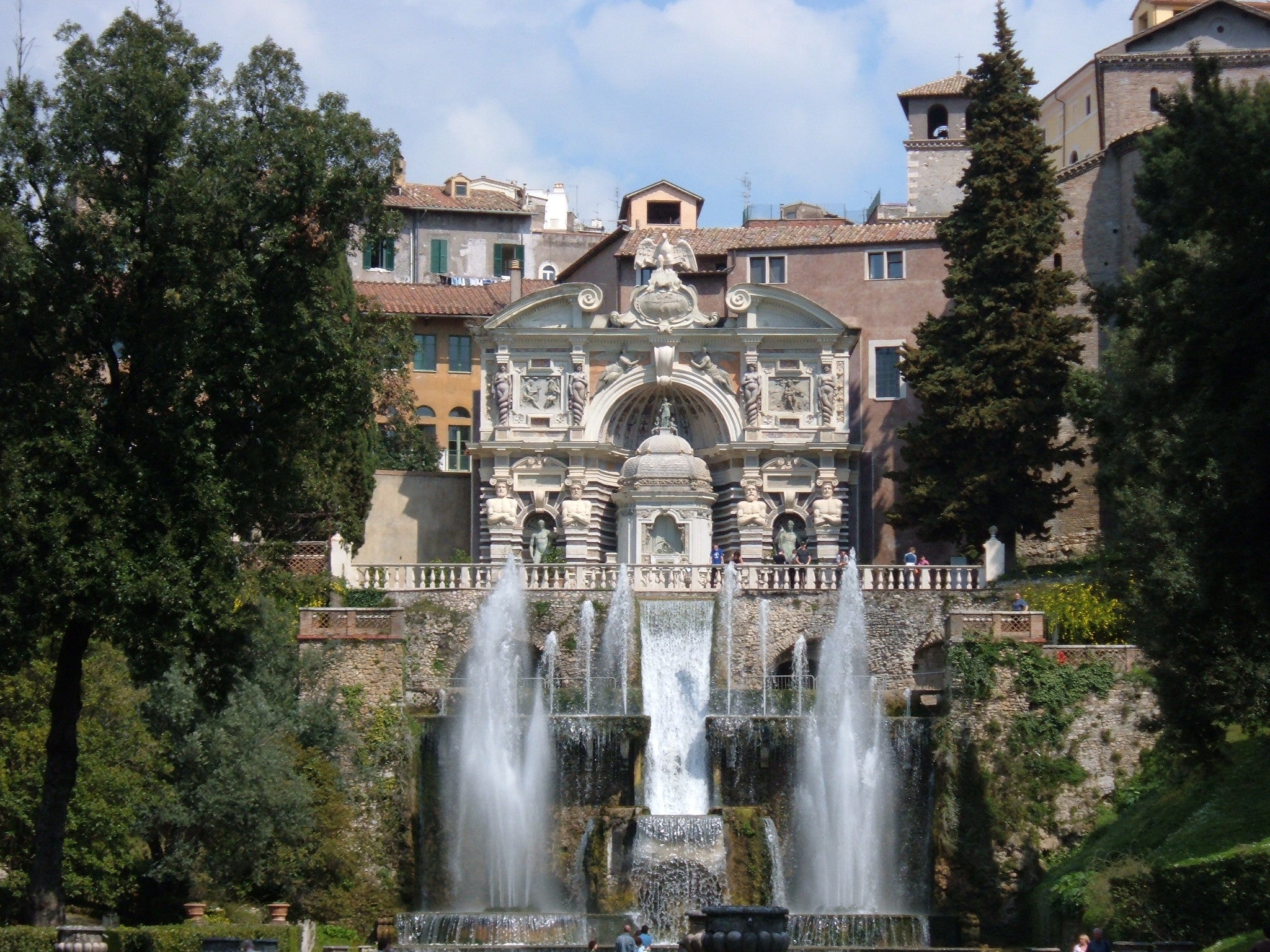 The Gorgeous Oval Fountain of Villa d'Este, Tivoli
