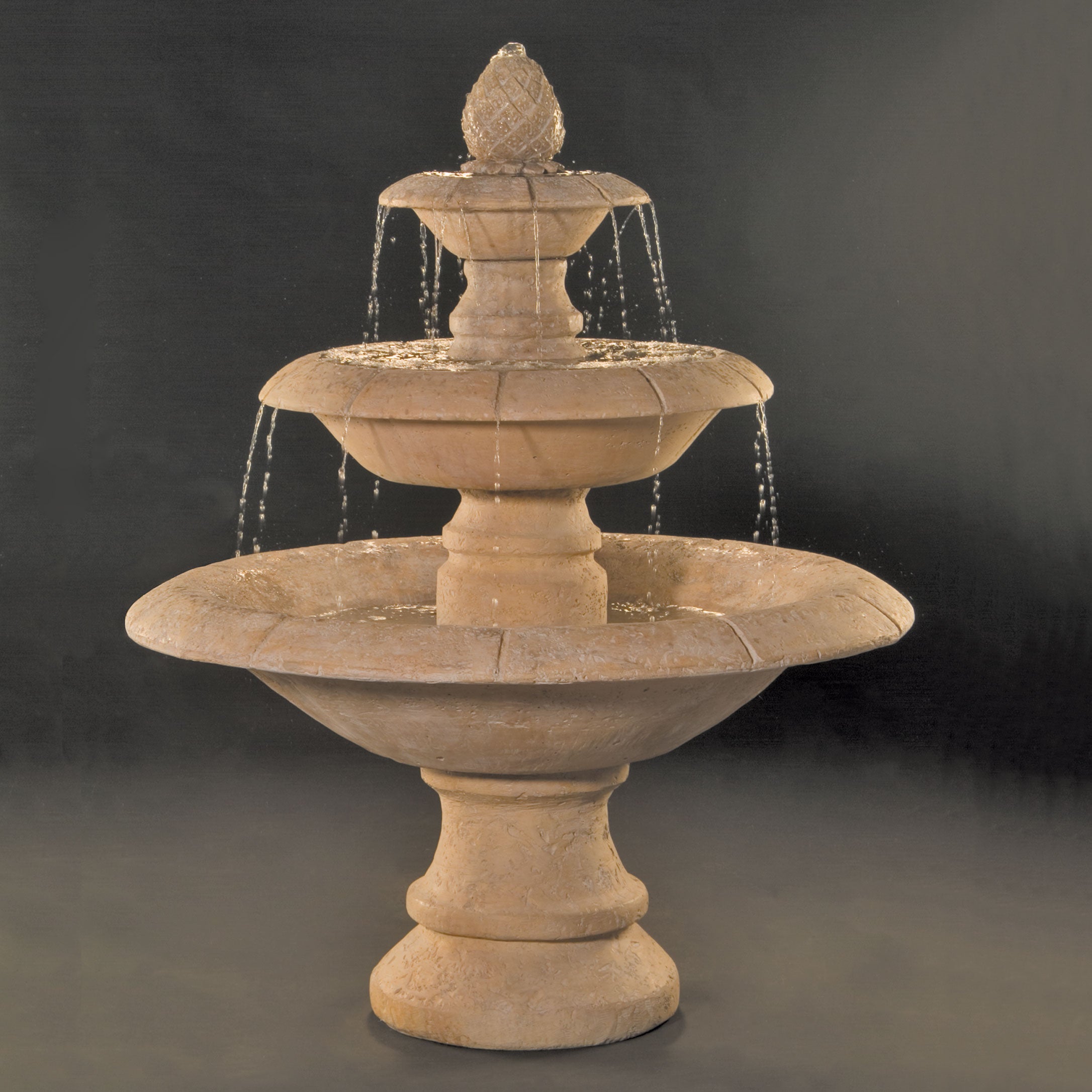 Venetian 3-Tier Cast Stone Outdoor Fountain