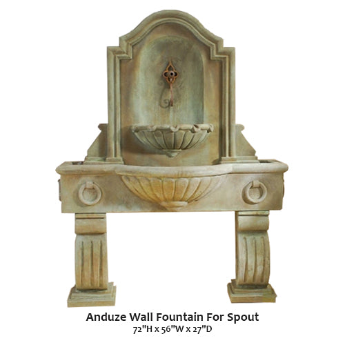 Anduze Wall Fountain For Spout