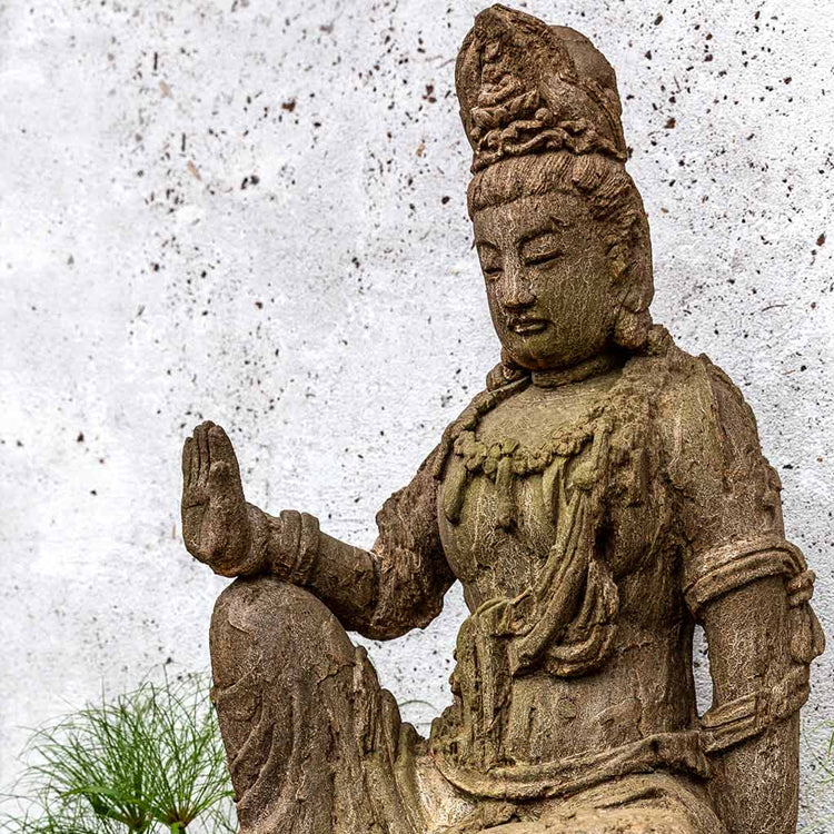 Antique Quan Yin Buddha Outdoor Fountain