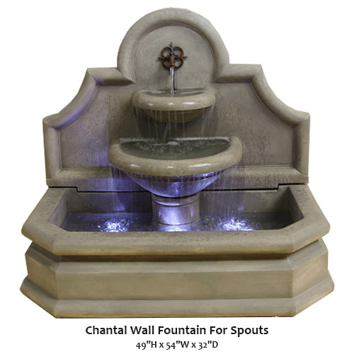 Chantal Wall Fountain For Spouts