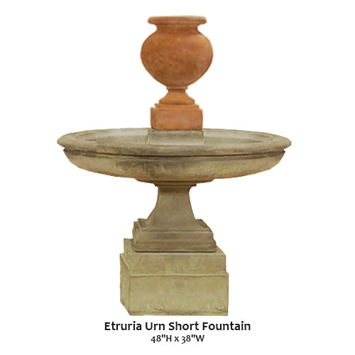 Etruria Urn Short Fountain