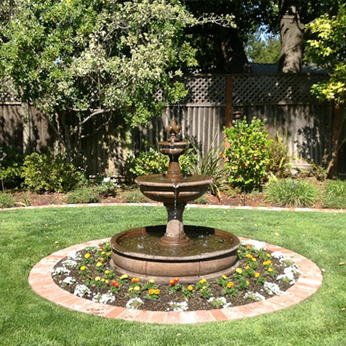 Fleur De Lis Pond Fountain