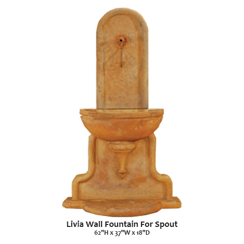 Livia Wall Fountain For Spout