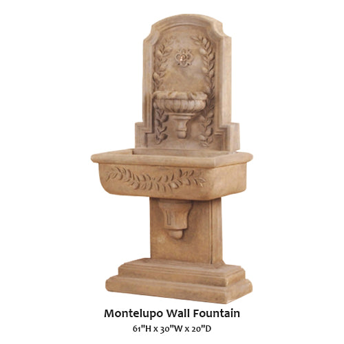 Montelupo Wall Fountain