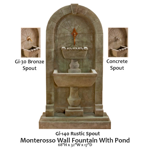 Monterosso Wall Fountain