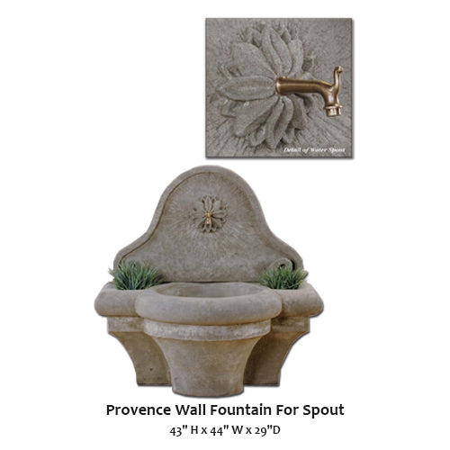 Provence Wall Fountain For Spout