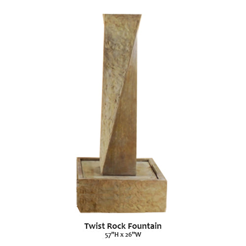 Twist Rock Fountain