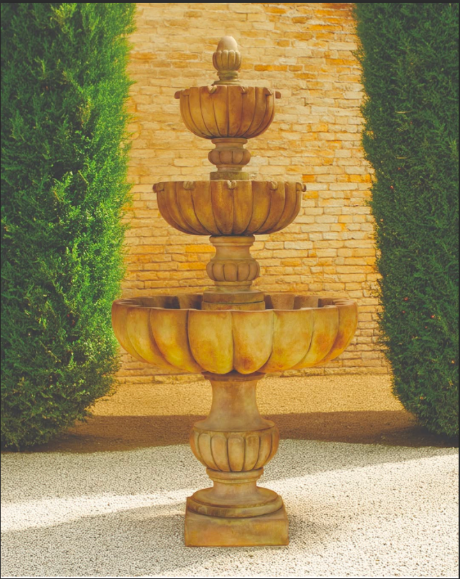 Urbino Grande Three Tier Fountain